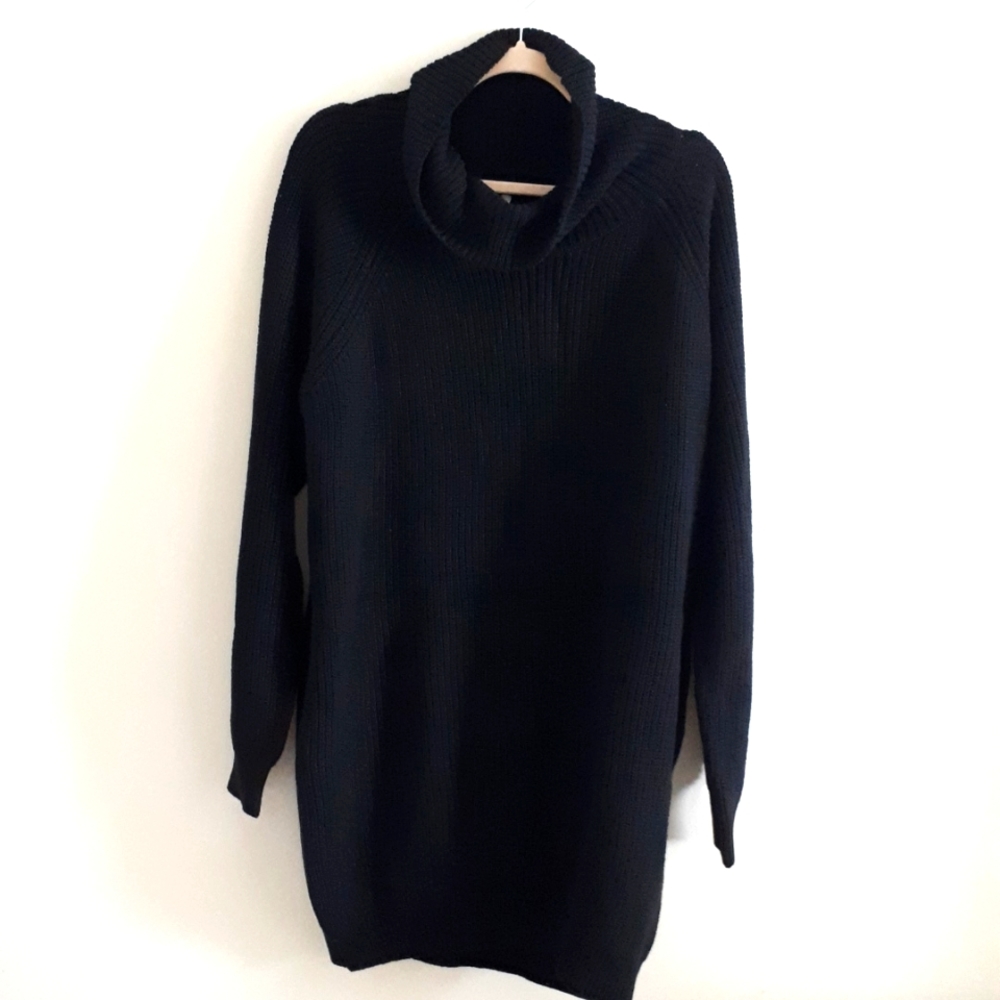 Long turtle neck pullover